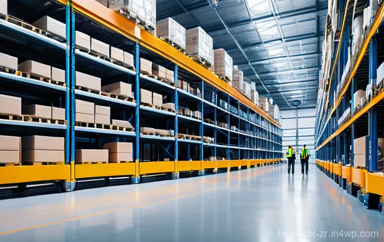 효율적인 재고 관리  마켓플레이스의 성공 비결 - **AI-Powered Inventory Forecasts and Automation**
    A bright, ultra-modern e-commerce warehouse in...